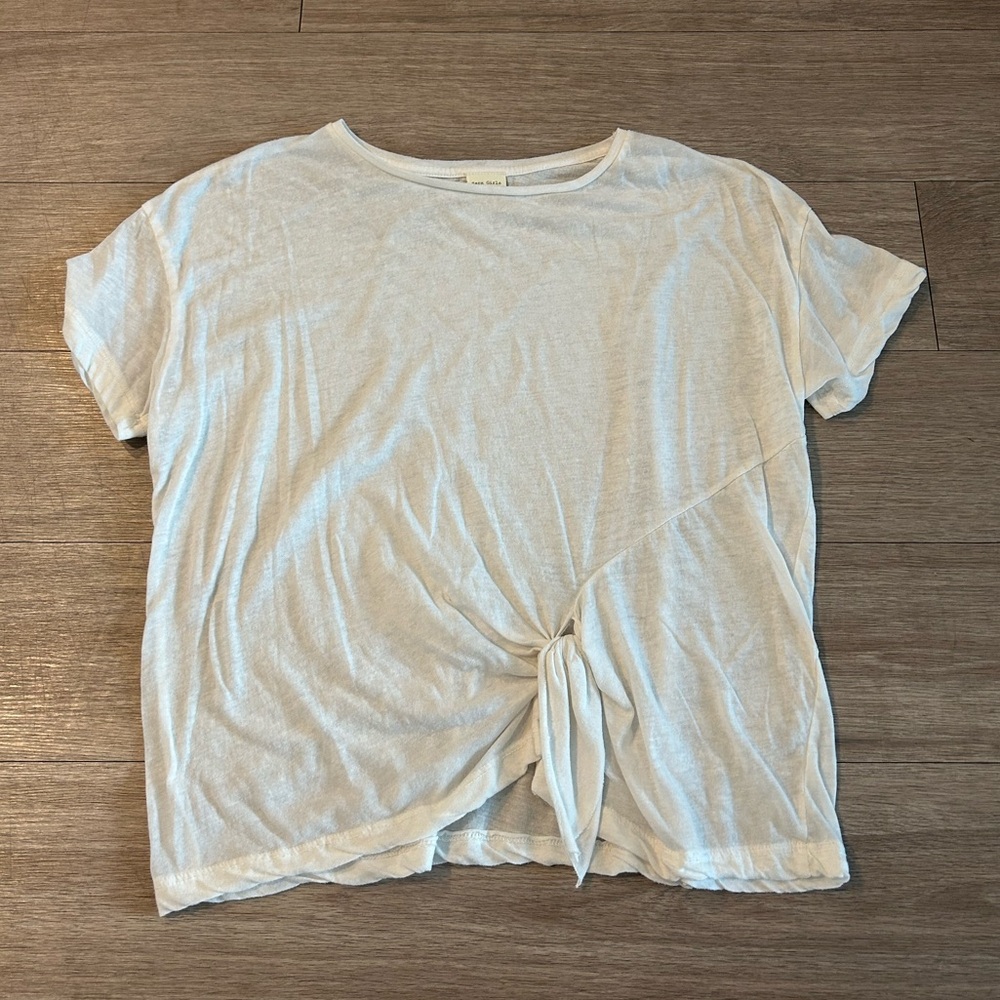 Zara Girls Whit Flowy Top